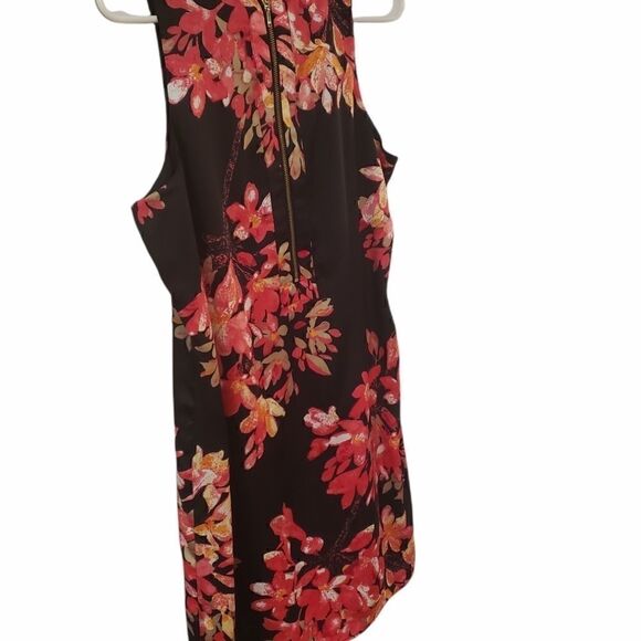 Dana Buchman Silk Floral Dress Knee Length - Picture 13 of 13